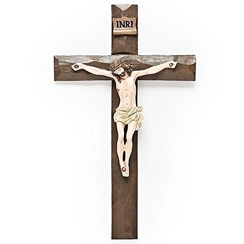 Roman Giftware Inc., Religious Crosses Collection, 11.5" H Beveled Wall Crucifix,Religious, Inspirational, Durable (2x7x12) - Image 5
