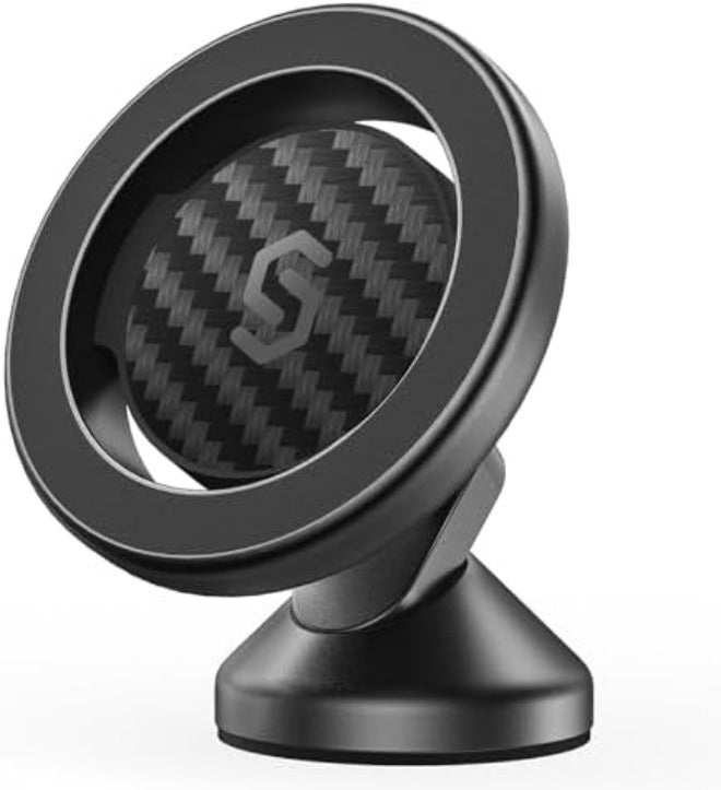 ساينك واير حامل سيارة SYNCWIRE MagSafe، حامل هاتف مغناطيسي للوحة القيادة، حامل هاتف بمغناطيس قوي يدور 360 درجة مع لاصق 3M VHB، متوافق مع iPhone 17/16/15/14/13/12 وحالات MagSafe - Image 1