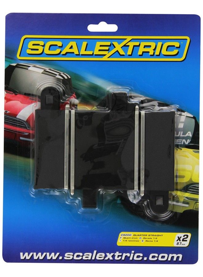 Scalextric C8200 Track Quarter Straight 3.25 Inches - Image 2