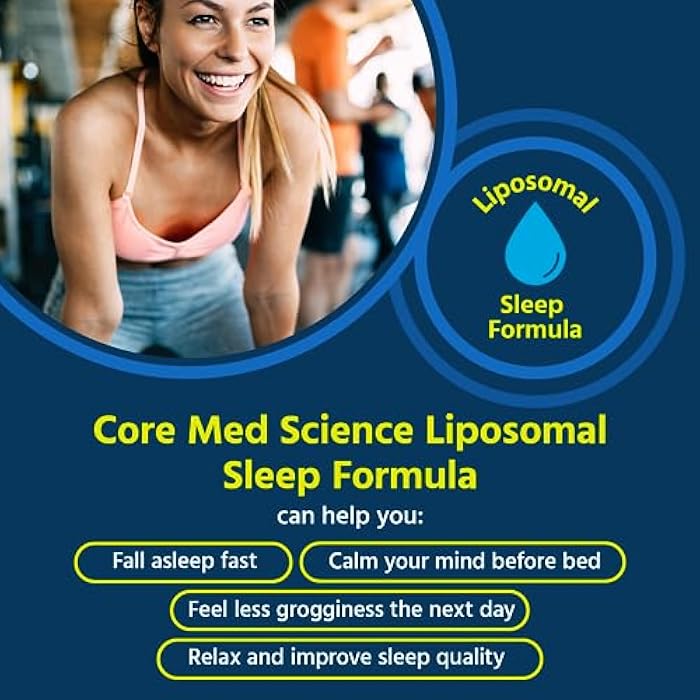 Core Med Science Liposomal Oral Sleep Spray Formula, 1 Fl Oz - Melatonin Spray Supports Restful & Quality Sleep & Relaxation - Glutathione, Melatonin, & GABA for Adults - Image 2