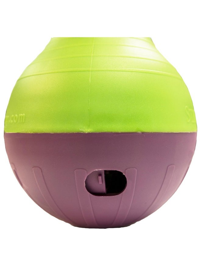 StarMark - BobALot Interactive Dog Pet Toy, Large, Yellow/Green/Purple - Image 1