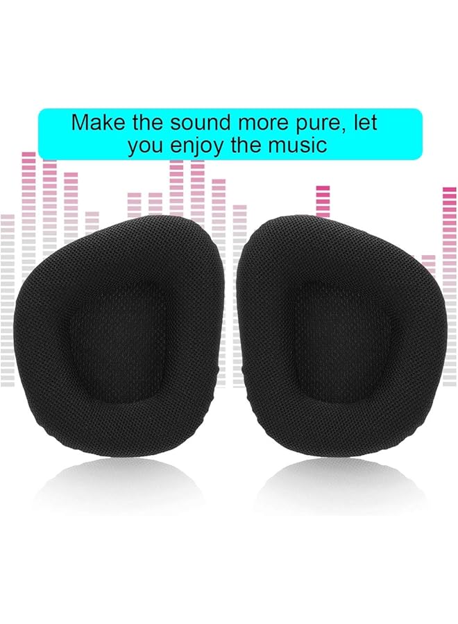 erorex Ear Pads 2Pcs Corrosion Resistant Black Replacement Ear Cushion Cover For Corsair Void Pro Headphones  - Image 3