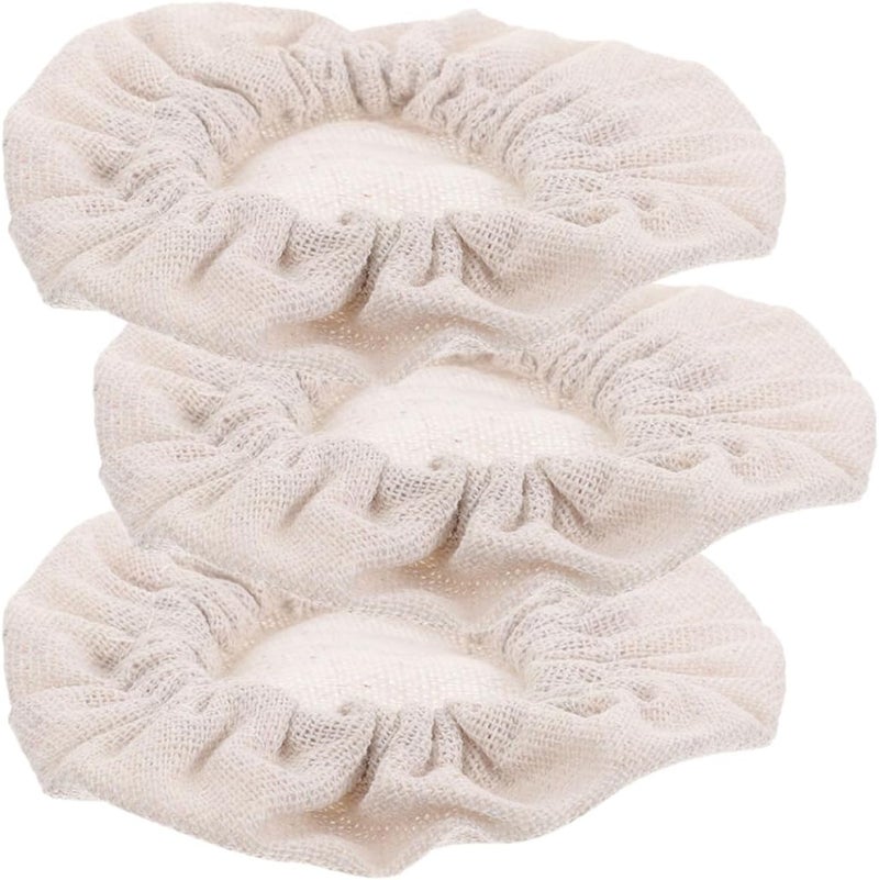 3pcs Reusable Jar Cloth Lids Wide Mouth Canning Covers Elastic Breathable Sourdough Fermentation Jar Caps for Kitchen Food Storage - Image 1