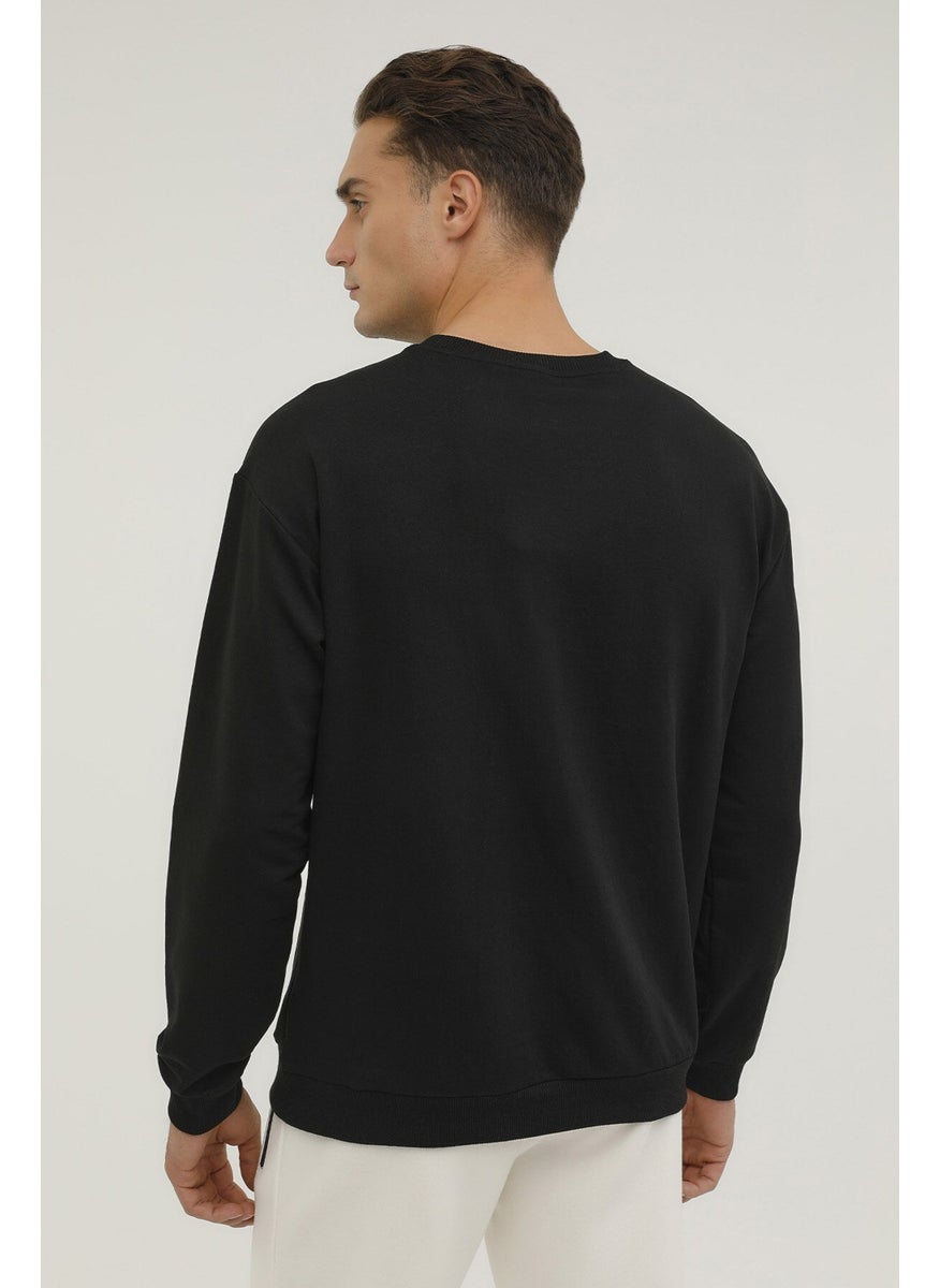 M-SN75 Basic C Neck Sweat Black Men's Sweatshirt - pzsku/Z16966F2F62B61FA09099Z/45/_/1727414790/ade2542a-46b2-40fd-849d-86813c26f6e4