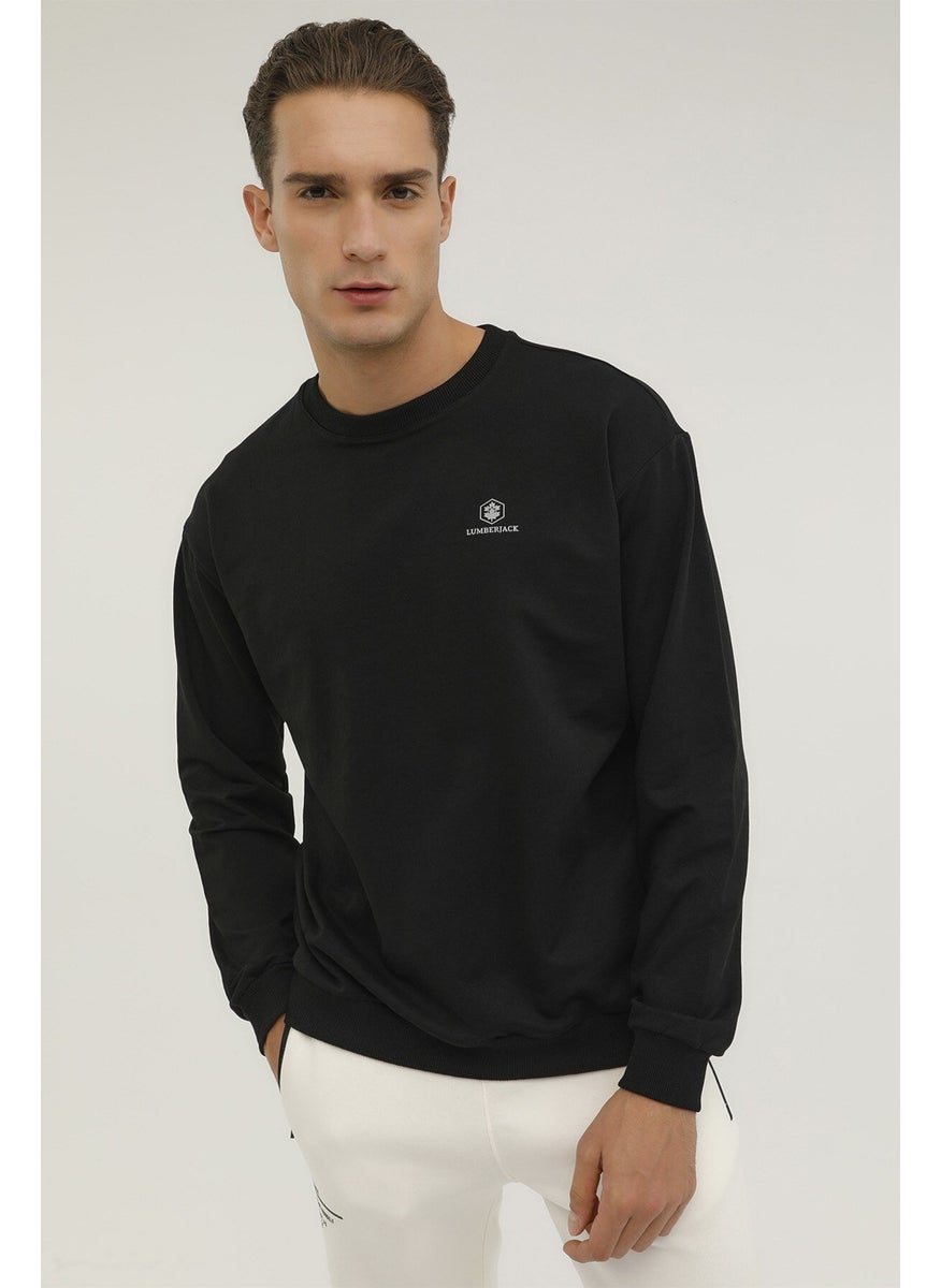 M-SN75 Basic C Neck Sweat Black Men's Sweatshirt - pzsku/Z16966F2F62B61FA09099Z/45/_/1727414870/21f6ef26-4304-4a1a-8045-6d5c3ed782d9