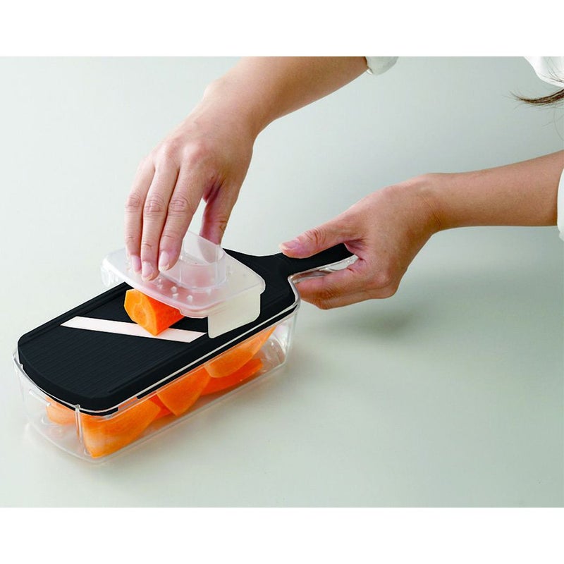 Kyocera Advanced Ceramic Slicer Set with Adjustable Mandoline, Julienne Slicer, and Grater - Image 5