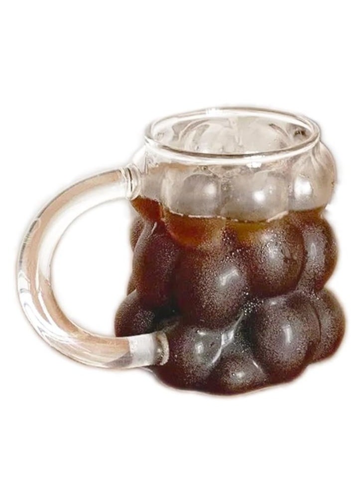 Spaceshoop Heat Resistant Bubbles Shaped Glass Hot and Cold Drinks Mug - 350ml  - Image 2