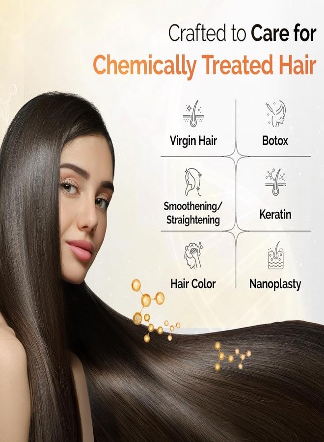 Streax Professional BotBrazil Shampoo,300 ml for Keratin, Nanoplasty, & Smoothening, Sulphate & Paraben-Free Shampoo for Women & Men, Enriched with Vita Oils Nourishes Chemically Treated Hair - Image 4