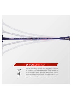 Apacs Nano Fusion Speed 722 Graphite Unstrung Badminton Racket with Full Racket Cover | For Intermediate Players | 76 grams | Maximum String Tension - 30lbs  - Image 4