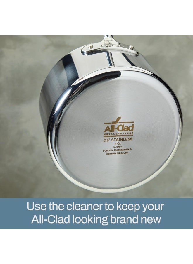 All-Clad All-Clad Specialty Powder Stainless Steel Cleaner and Polish 12 Ounce Pots and Pans, Cookware White  - Image 2