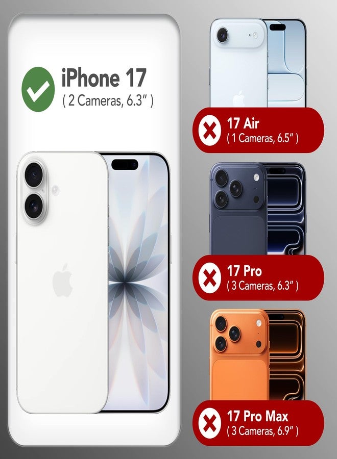 GONEZ Magnetic for iPhone 17 Case, Compatible with MagSafe, [Screen Protector + Camera Lens Protector], Liquid Silicone Anti-Scratch Shockproof Protective Phone Case 6.3 inch, Stone - Image 2