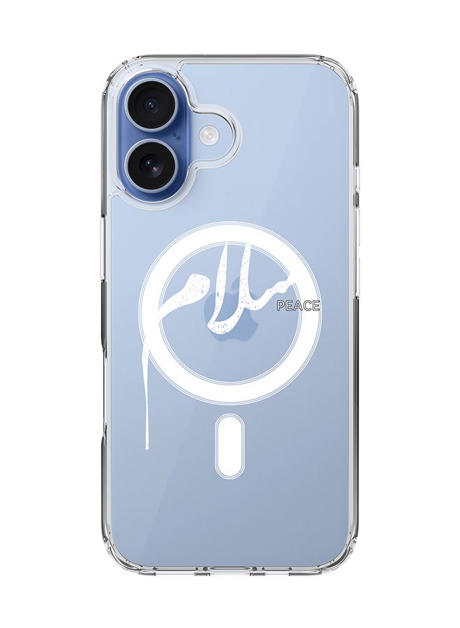 Stylizedd Classic Clear MagSafe Case for iPhone 17 , Hybrid Soft Case Flexible Edges Anti Drop TPU PC Gel Thin Transparent Cover [ Designed for iPhone 17 ] - Salaam