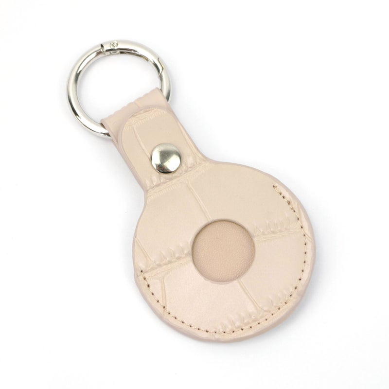 Apple Airtag Protective Case Dog Anti-Loss Tracker Locator Protective Shell Keychain Pendant Light Luxury Style Genuine Leather - Image 1