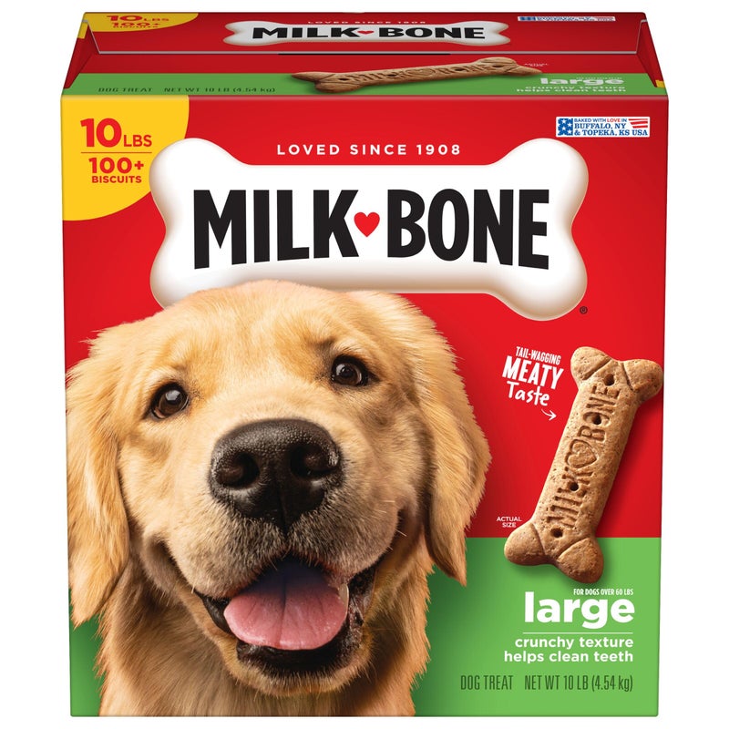 Milk-Bone Original Dog Treats Biscuits for Large Dogs, 10 Pounds (Packaging May Vary) - Image 1