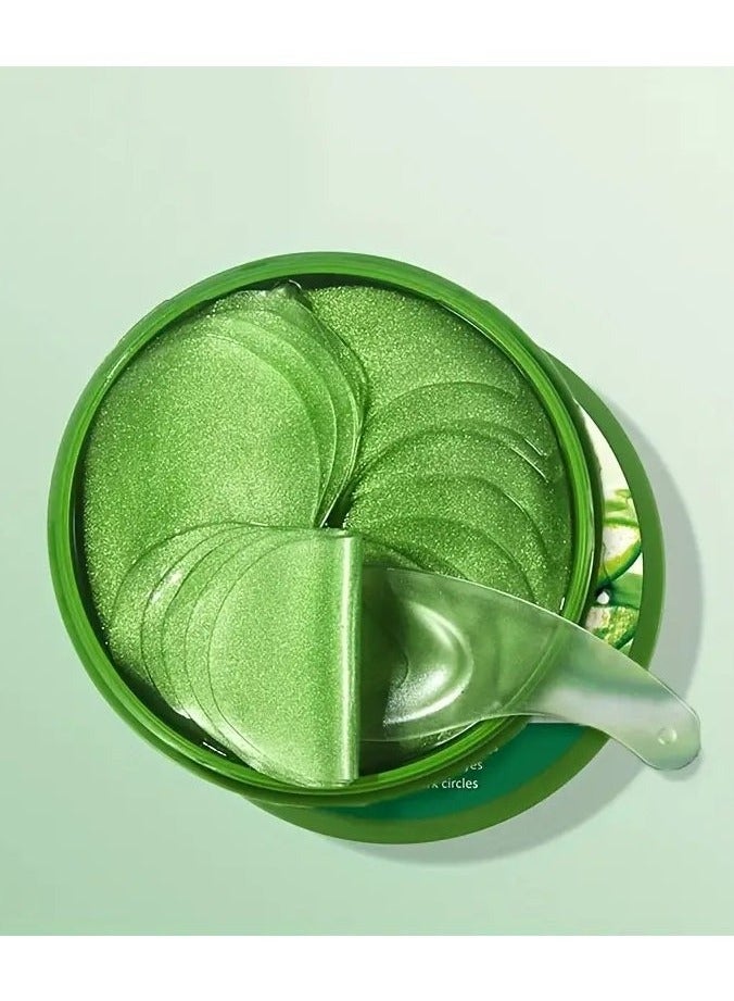 SADOER 60pcs/Box, Luxurious Aloe Vera Collagen Crystal Eye Masks - Deeply Moisturizing, Firming, and Revitalizing Eye Care for a Radiant Look - Gentle, Non-Irritating, and Easy to Use - Image 5