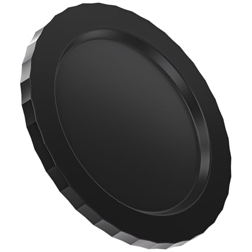imluckies Magnetic Base Compatible with PopSocket Phone Grips and MagSafe iPhone Series Case, Removable Kindle/Phone Holder Base, Thin & Light Portable Plate, Pure Black - Image 1