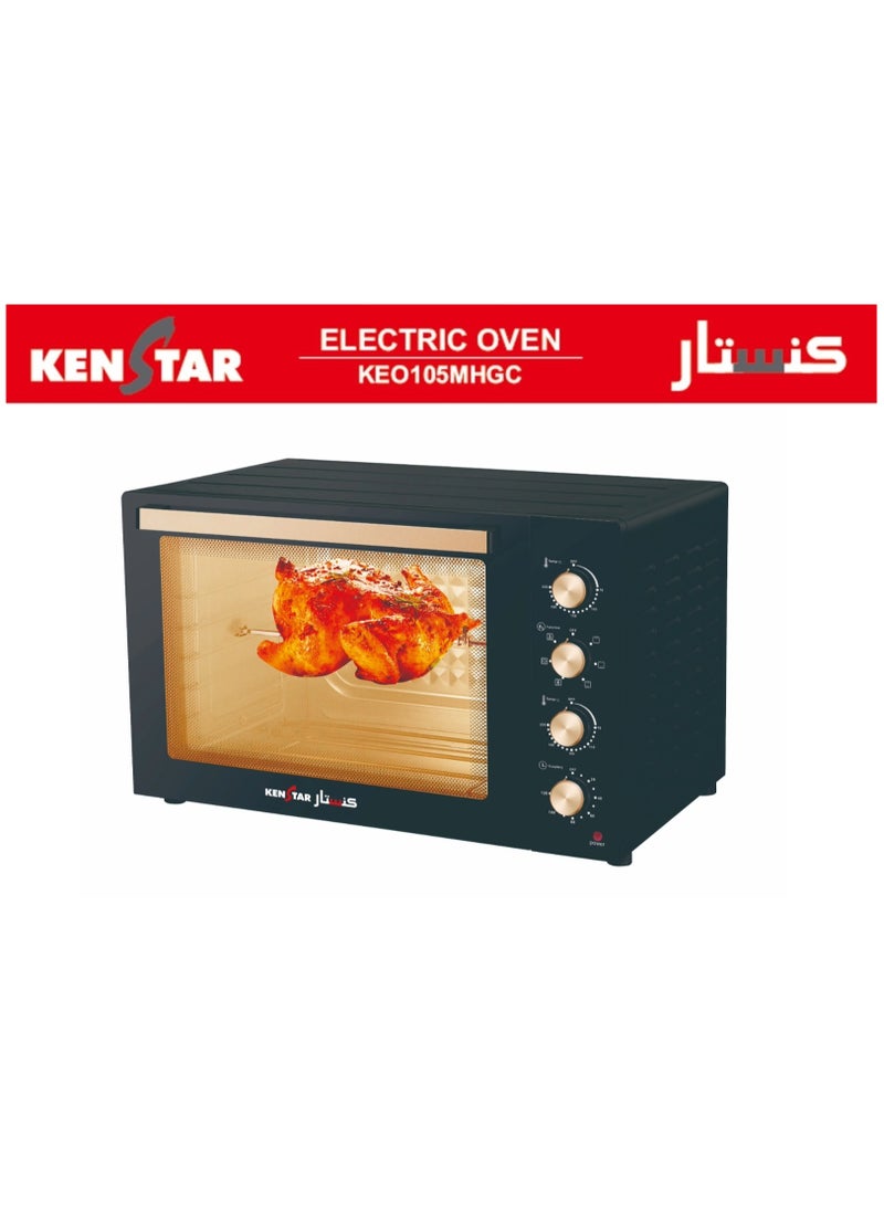 KENSTAR - Electric Oven 100L with Convection and Rotisserie Function| Temperature Control Upto 250c and 120min Timer with Bell Ring 2800W - Image 1