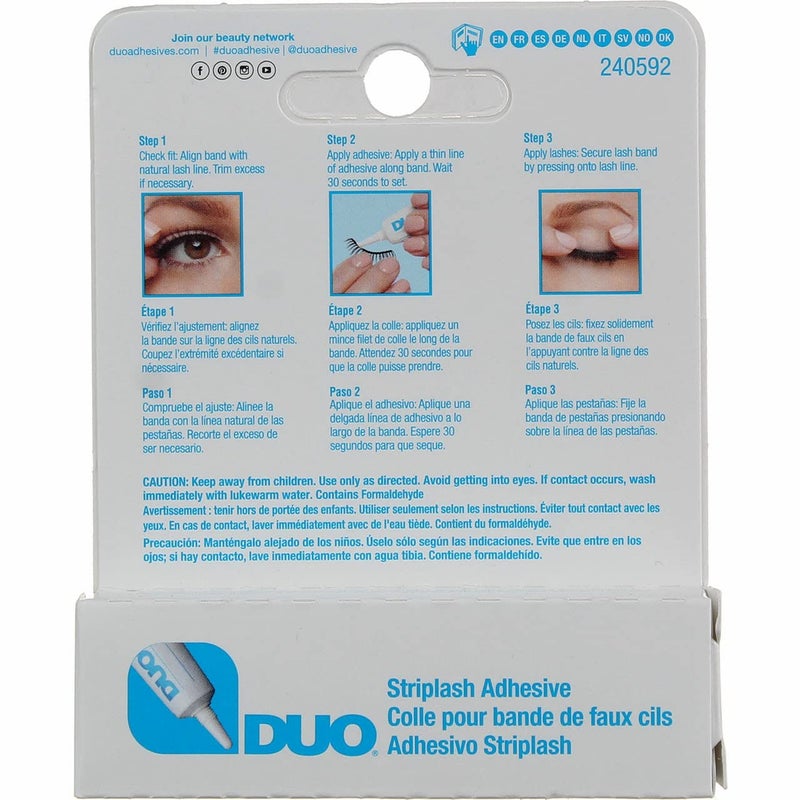 Duo Eyelash Adhesive 0.25oz White/Clear (3 Pack) - Image 3