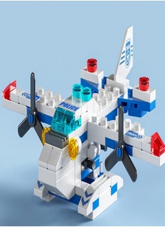 Beautiful 6-In-1 Building Blocks Assembled Children's Educational Toys-Aircraft Series  - Image 1