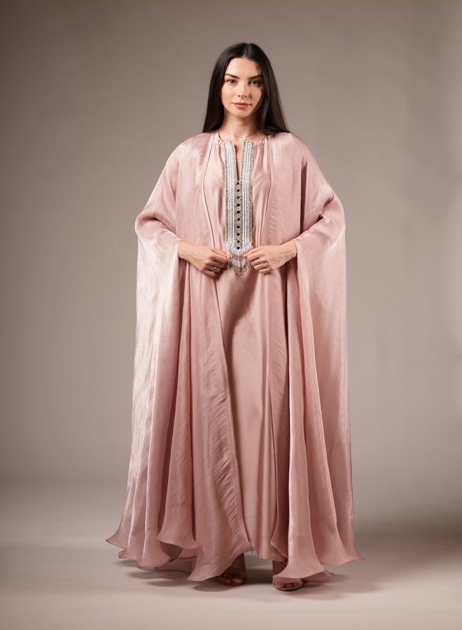 MAISON ARABELLE Silky Overlay Dress  - Image 4
