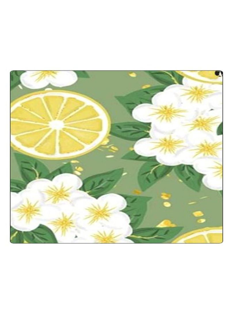 RKN Printed Anti-Slip Gaming Mouse Pad Yellow/Green/White