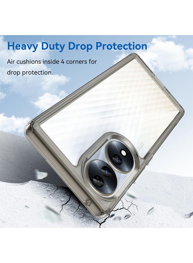 S-TOP Case For Honor 70 5G Colorful Series Acrylic + TPU Phone Case - Image 3