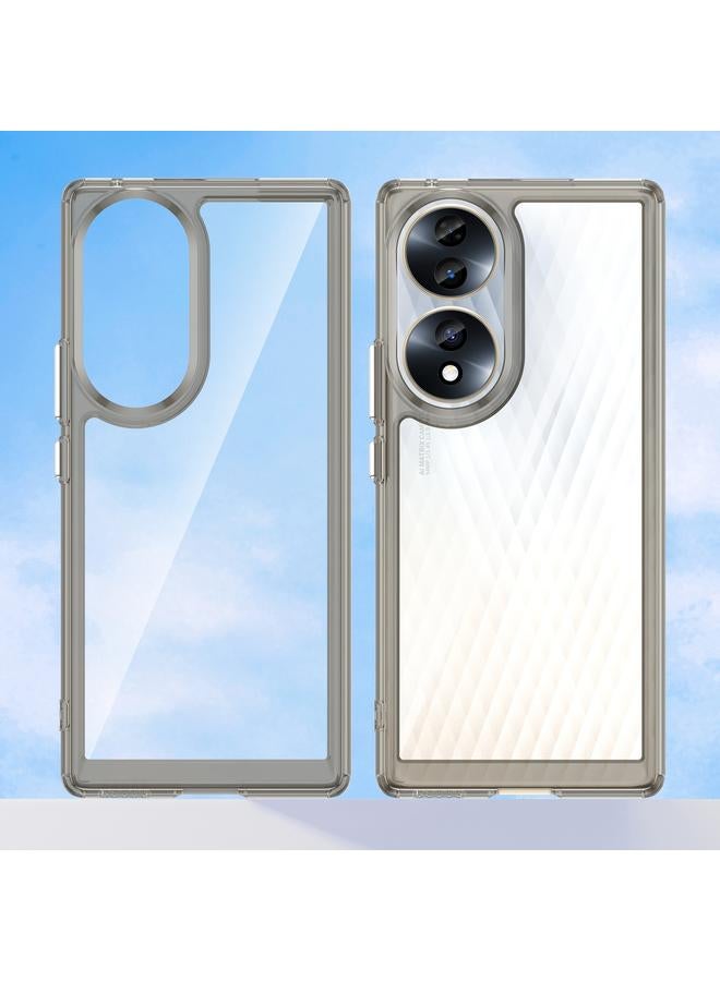 S-TOP Case For Honor 70 5G Colorful Series Acrylic + TPU Phone Case - Image 2