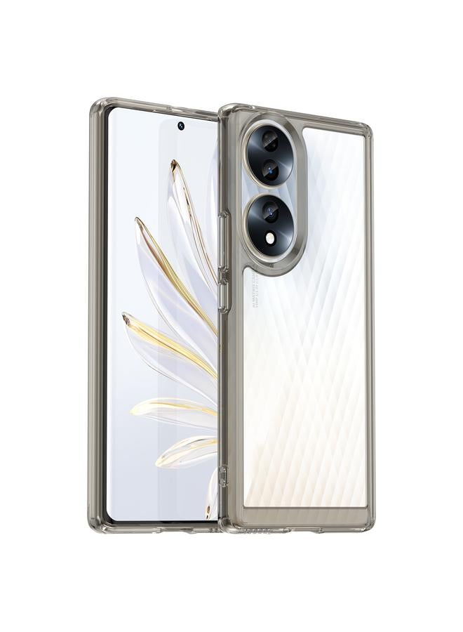 S-TOP Case For Honor 70 5G Colorful Series Acrylic + TPU Phone Case - Image 1