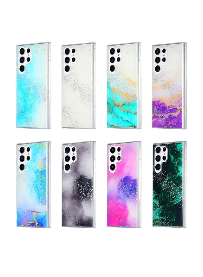 S-TOP Case For Samsung Galaxy A34 5G Dual-side IMD Marble Phone Case - Image 2