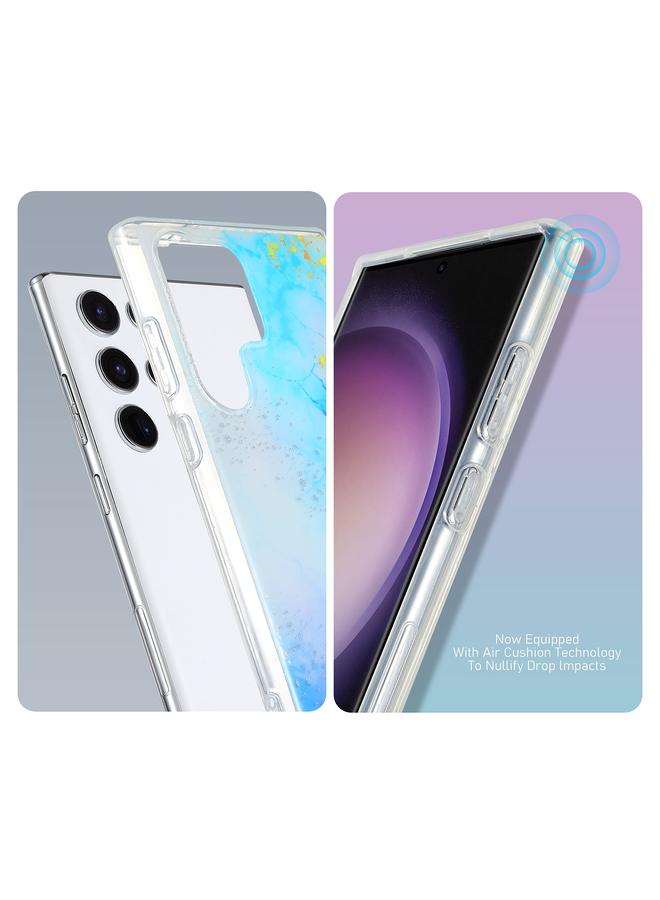 S-TOP Case For Samsung Galaxy A34 5G Dual-side IMD Marble Phone Case - Image 3