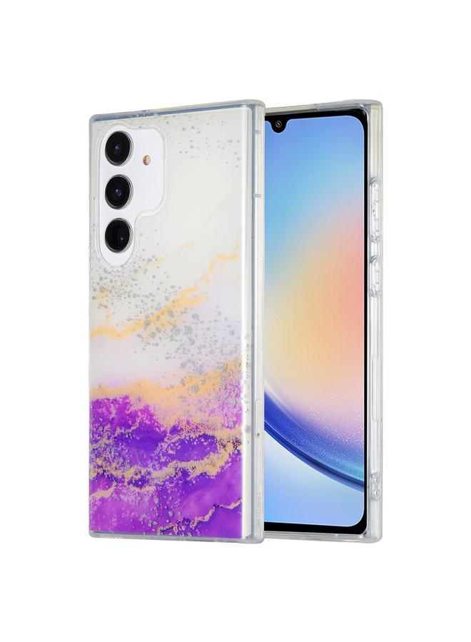 S-TOP Case For Samsung Galaxy A34 5G Dual-side IMD Marble Phone Case - Image 1