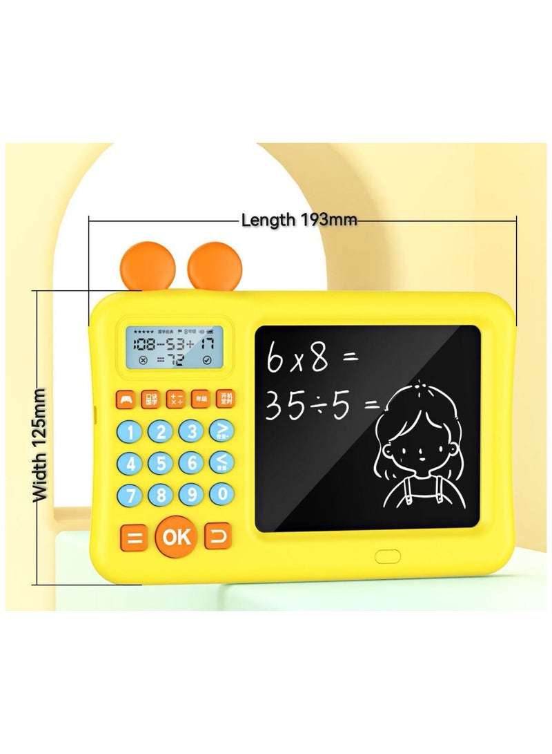 AROAQ Learning Educational Toys, Toddler Maths Games for 4 5 6 7 8 9 Year Old Boys and Girls Kids, Smart Children Numberblocks Training Machine & LCD Drawing Scribble Boards Montessori Toy(1 Pack) - Image 2