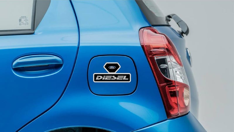 BIG FLAG BFRC 3D Gel Finish Car Fuel Badge - Black - Diesel - Sticker Universal for Specific Brand (FBBDVAR) (F0RD) - Image 2