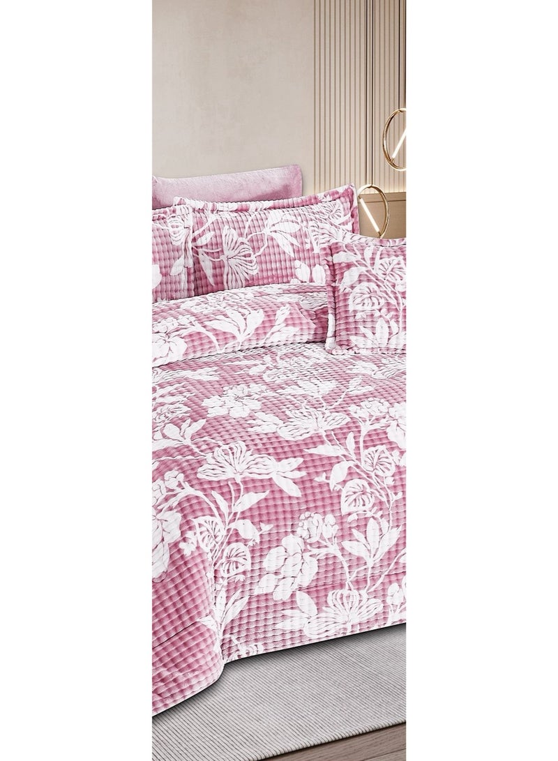 مارك مفرش نفرين سرير شتوي بتصميم مشجر  فخم مقاس 240*260 سم - Image 3