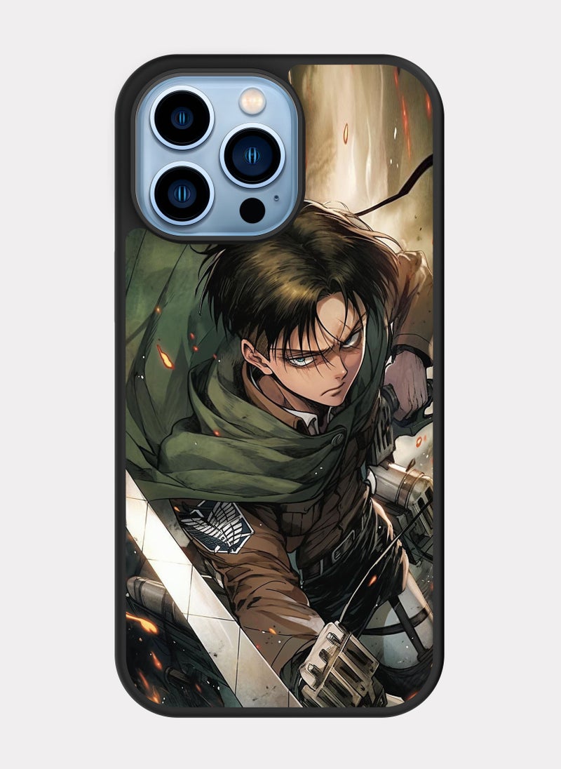 PXLAAT iPhone 13 Pro Max case cover Levi Ackerman Attack on Titan - Image 1