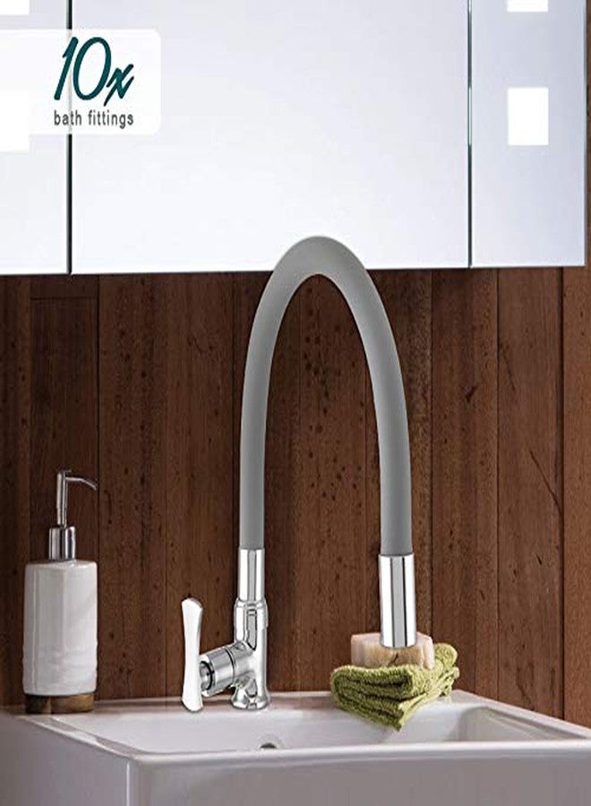 10X Brass Swan Neck SN-801 for Kitchen/Bathroom Flexible Spout Table/Deck Mount Chrome Grey Colour - Image 2