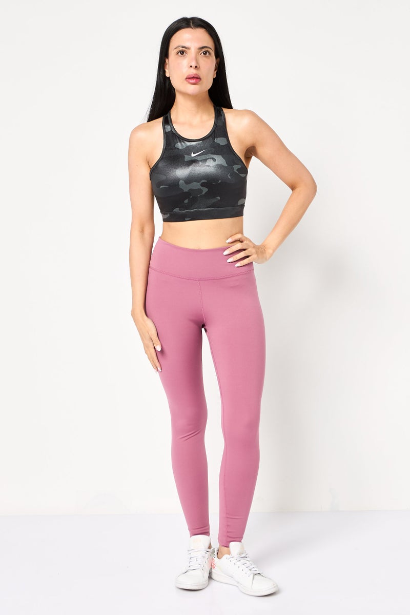 Nike Women Padded Brand Logo Training Sport Bra, Multicolor - Image 2