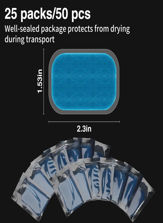 PAMASE 50Pcs Gel Pads for Abs Stimulator - Image 5