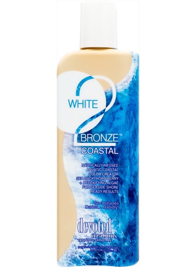 Devoted Creations White 2 Bronze Coastal Blue Hued Optimizer Go 3 Shades Darker Rapidly 8.5oz - Image 5