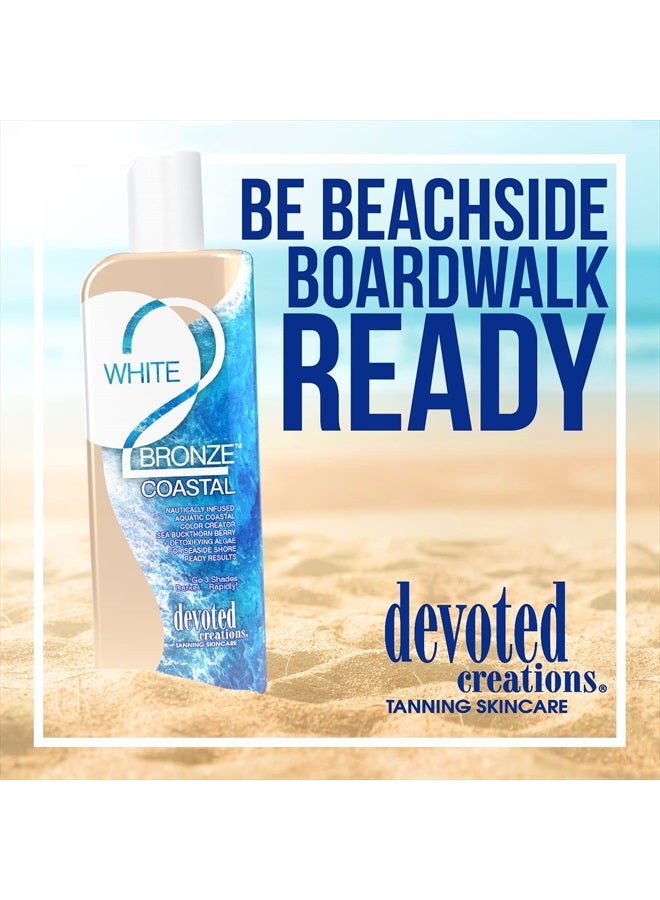 Devoted Creations White 2 Bronze Coastal Blue Hued Optimizer Go 3 Shades Darker Rapidly 8.5oz - Image 4