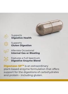 Digestase-SP - 6 Enzymes for Digestion - Supports Digestion of Carbohydrates & Protein - for Occasional Intestinal Gas or Bloating Relief - 60 Plant-Source Capsules - pzsku/Z169807027CFAA73D619DZ/45/_/1741171013/6769109c-aa49-415c-9b18-2c1ad5055e8b