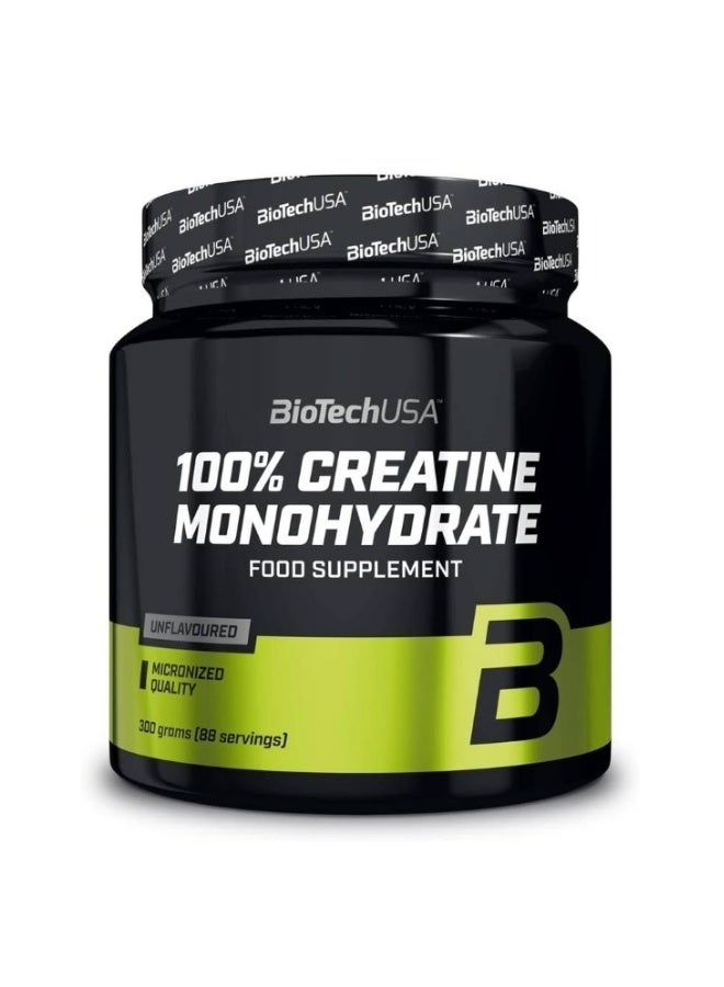 Biotech USA - 100% Creatine Monohydrate 300g - Image 1