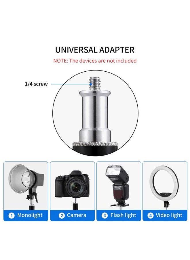 Selens 11" Photo Studio Camera Ceiling Mount, Wall Mount Boom Arm for Photo Studio Video Light, Umbrella, Ringlight, Monolights Photography with 1/4" Thread - Image 5
