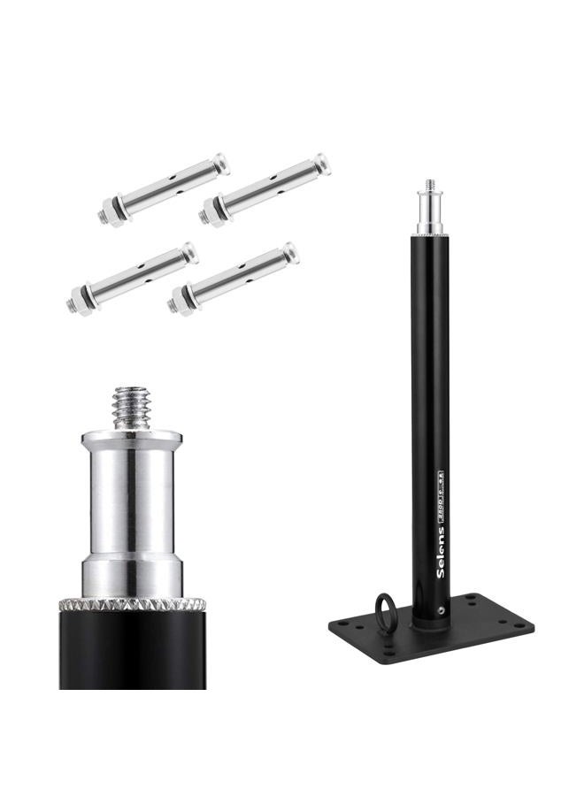 Selens 11" Photo Studio Camera Ceiling Mount, Wall Mount Boom Arm for Photo Studio Video Light, Umbrella, Ringlight, Monolights Photography with 1/4" Thread - Image 1