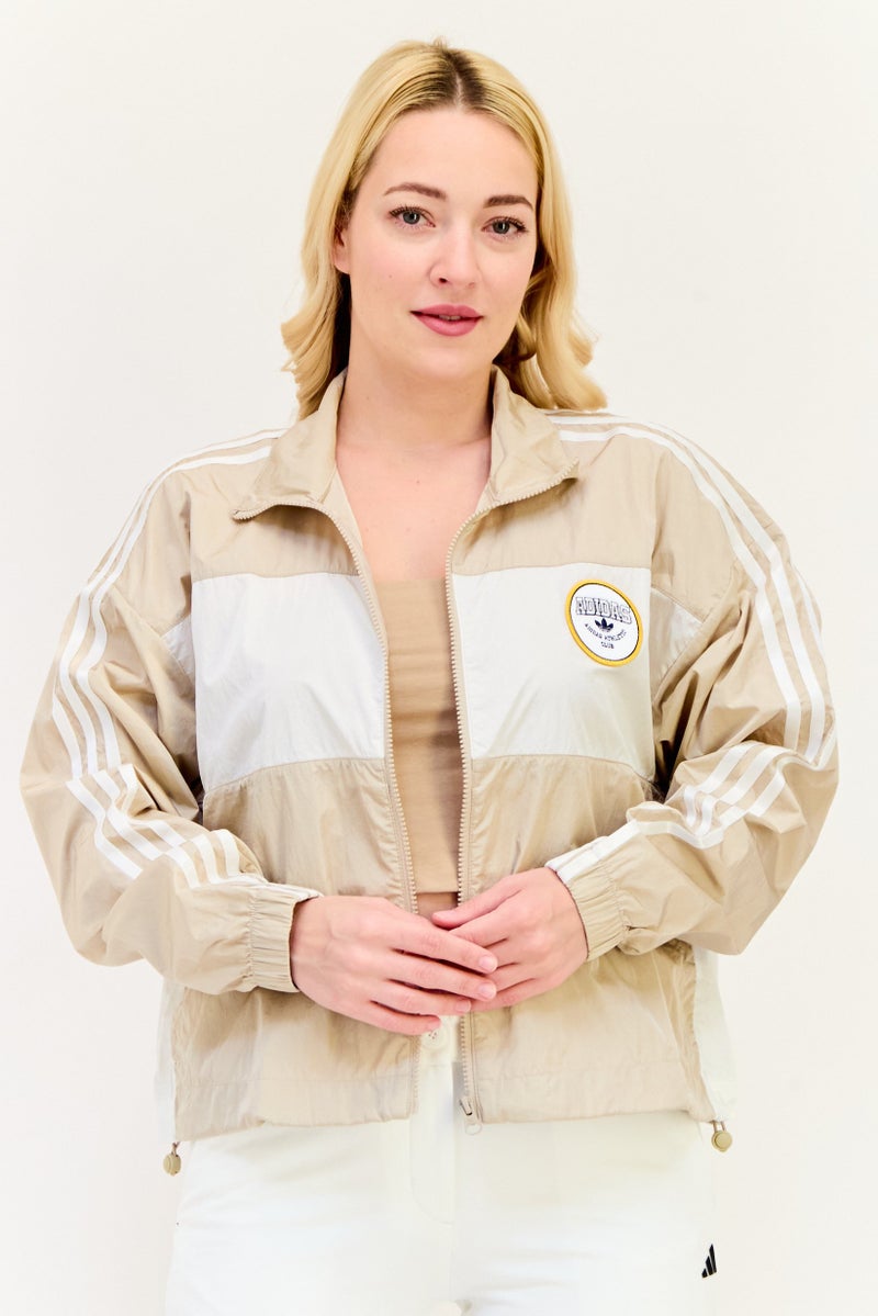 adidas Originals Women Sportswear Fit Long Sleeves Outdoor Jacket, Multicolor  - Image 1