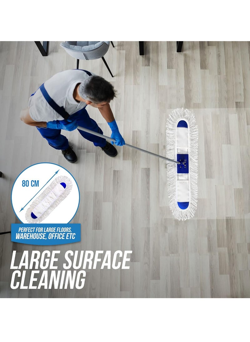 Gator Dust Control Mop | 80 cm | WHITE - Image 4