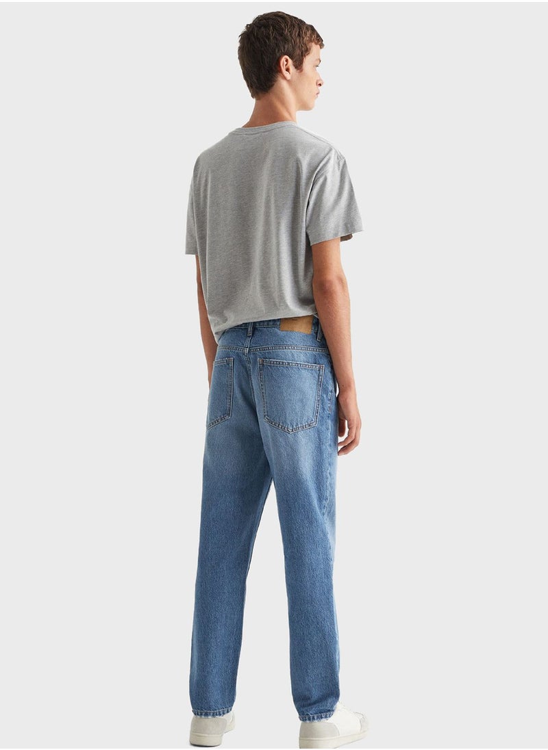 MANGO - Youth Regular Fit Jeans - Image 1