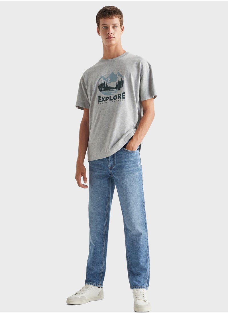 MANGO - Youth Regular Fit Jeans - Image 1