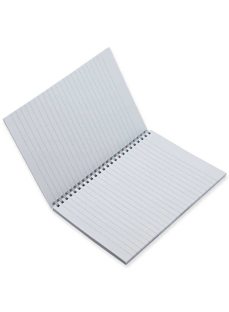 FIS Pack Of 5 Spiral Soft Cover Notebook, 96 Sheets A5 Swan Design 2 -FSNBSSCA596-SWA2 - Image 2