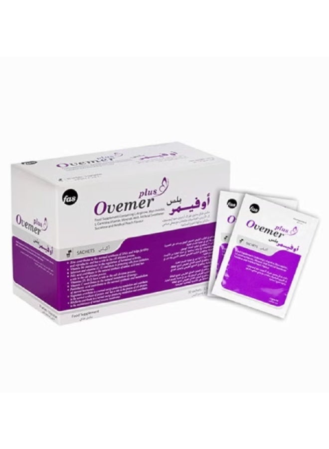 fas Ovemer Plus L-Arginine - 30 Sachets - Image 2